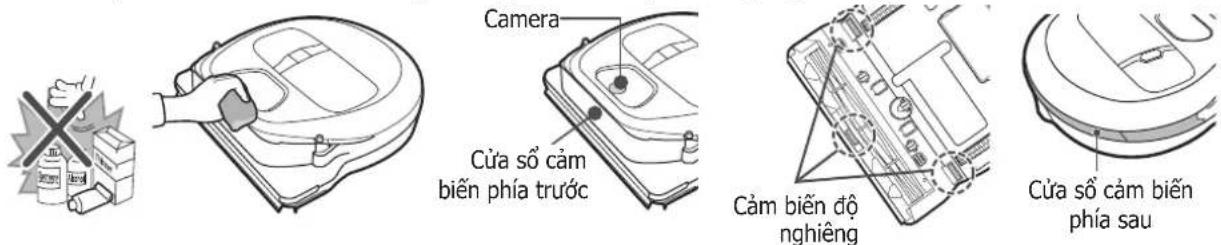 Camera Cửa số cảm biến phía trước Cảm biến độ nghiêng Cửa số cảm biến phía sau