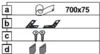 a 700x75 b c d