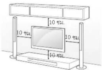LG 49UH850T - การติดตั้งเครื่องแบบขาแขวนกับผนัง - 1