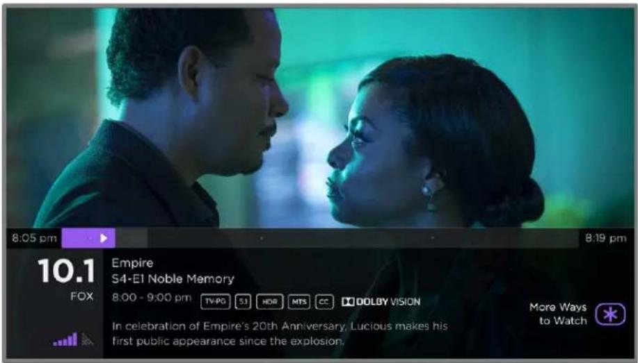 8:05 pm 8:19 pm 10.1 Empire S4-E1 Noble Memory FOX 8:00 - 9:00 pm TVPG SJ HDR MTS CC DOLBY VISION In celebration of Empire's 20th Anniversary, Lucious makes his first public appearance since the explosion. More Ways to Watch