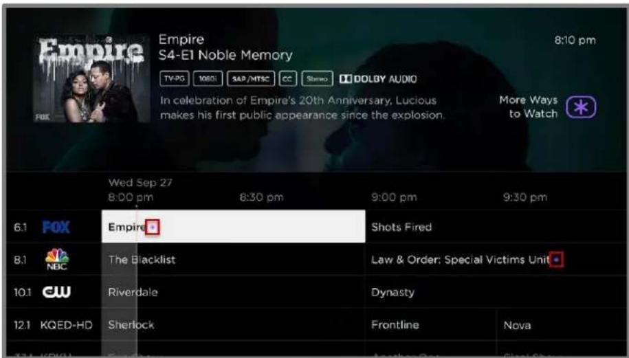 Empire S4-E1 Noble Memory 8:10 pm TV-PG 10801 SAP/MTSC CC Stereo DOLBY AUDIO In celebration of Empire's 20th Anniversary, Lucious makes his first public appearance since the explosion. More Ways to Watch Wed Sep 27 8:00 pm 8:30 pm 9:00 pm 9:30 pm 6.1 FOX Empire Shots Fired 8.1 NBC The Blacklist Law…