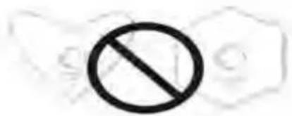 Prohibition symbol with a circle and diagonal line, likely indicating no prohibition or exclusion