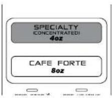 SPECIALTY CONCENTRATEDI 4oz CAFE FORTE 8oz