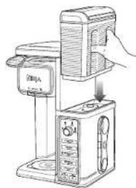 Diagram showing a hand operating a device with a control panel, labeled in Chinese.