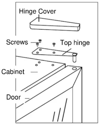 Hinge Cover Screws Top hinge Cabinet Door