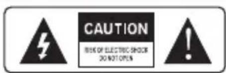 CAUTION RISK OF ELECTRIC SHOCK DO NOT OPEN