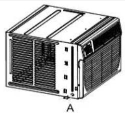 Koldfront WAC8001W - Remove the Air Conditioner unit from Cabinet - 1
