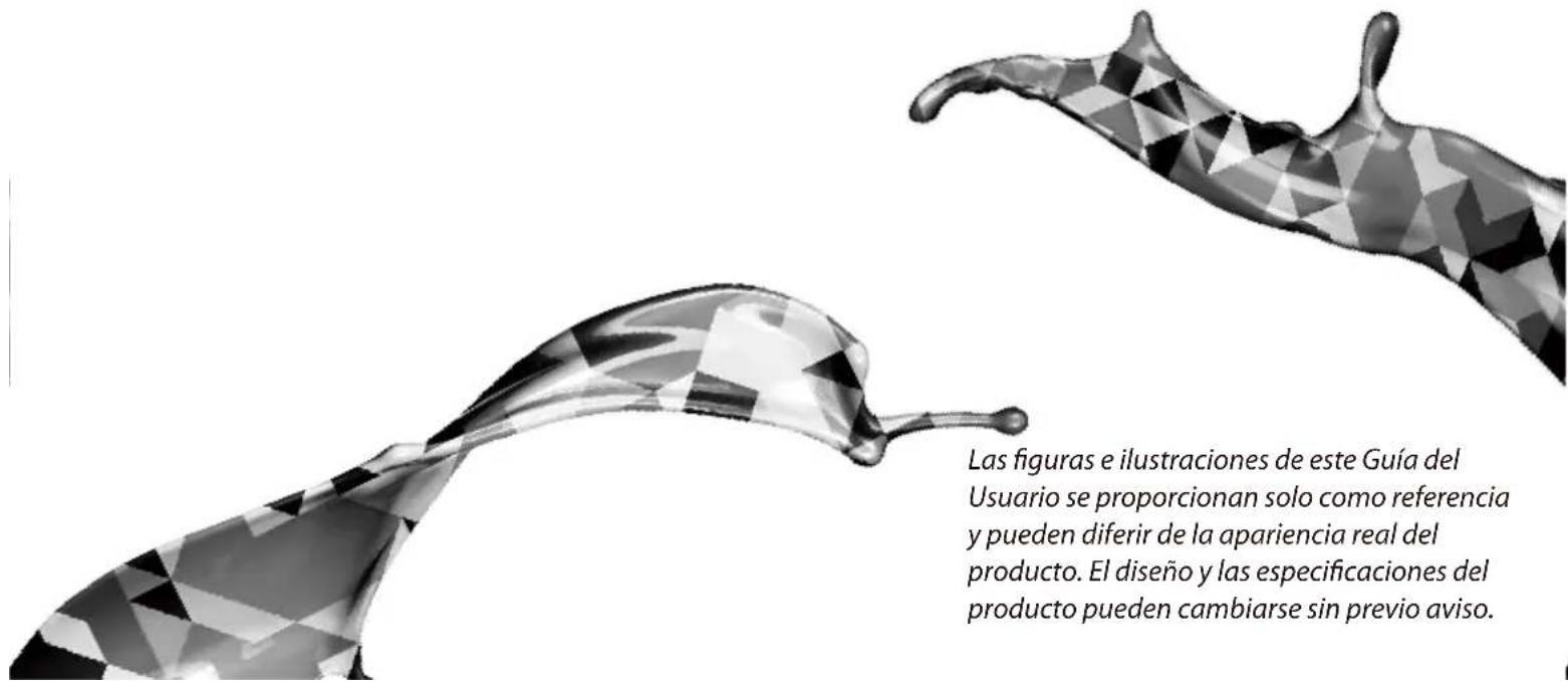 Las figuras e ilustraciones de este Guía del Usuario se proporcionan solo como referencia y pueden diferir de la apariencia real del producto. El diseño y las especificaciones del producto pueden cambiarse sin previo aviso.