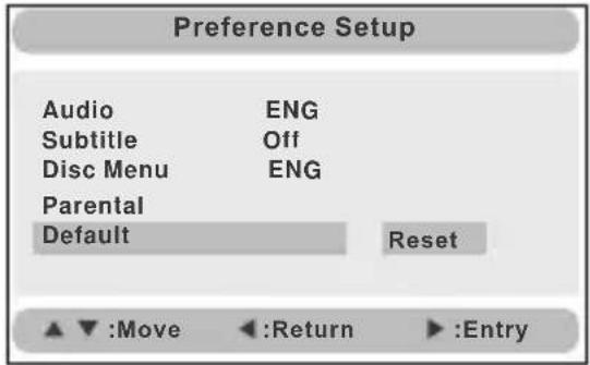 SYLVANIA SDVD8739 - Preference Page - 5