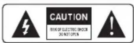 CAUTION RISK OF ELECTRIC SHOCK DO NOT OPEN