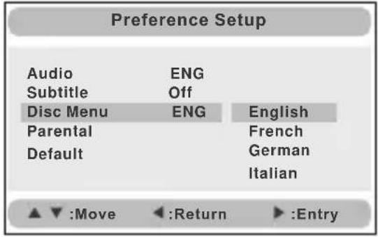 SYLVANIA SDVD8739 - Preference Page - 3