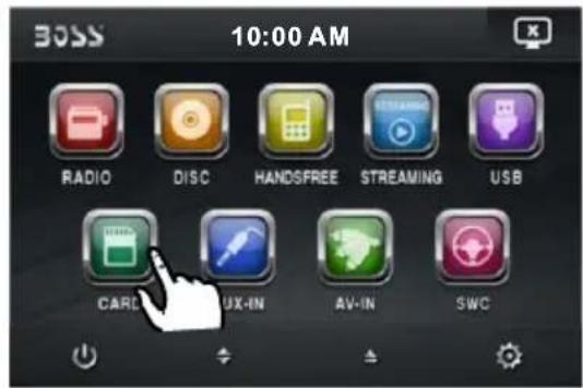 BOSS 10:00 AM RADIO DISC HANDSFREE STREAMING USB CARD UX-IN AV-IN SWC