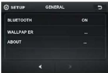 SETUP GENERAL BLUETOOTH ON WALLPAP ER ... ABOUT ...