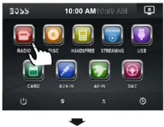 BOSS 10:00 AM10:00 AM RADIO DISC HANDSFREE STREAMING USB CARD AUX-IN AV-IN SWC