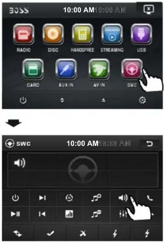 BOSS 10:00 AM10:00 AM RADIO DISC HANDSFREE STREAMING USB CARD AUX-IN AV-IN SWC SWC 10:00 AM10:00 AM