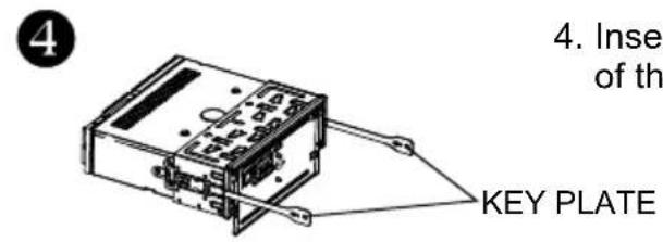 4. Insert of th KEY PLATE