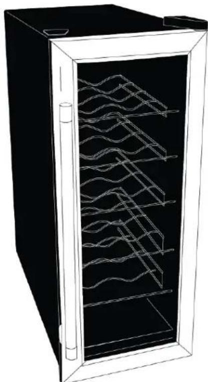 EDGESTAR TWR121SS - Thermoelectric Wine Cooler - 1
