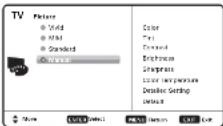 SANYO DP50842 - MANUAL SOUND SETTINGS - 1
