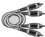 RCA RTD207 - Component video cables (Pr, Pb, Y) (not included) - 1