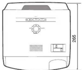 MITSUBISHI XD400U - Dimensional drawings (unit : mm) - 1