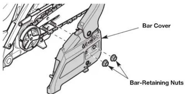 Bar Cover Bar-Retaining Nuts