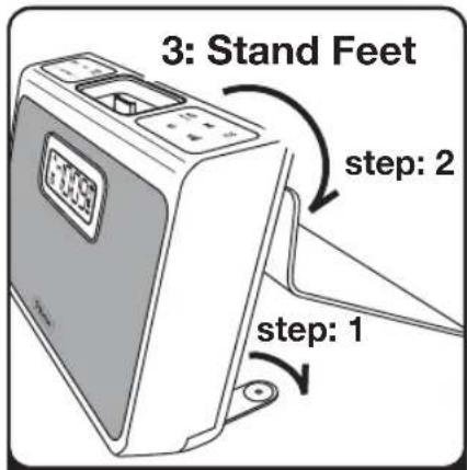 3: Stand Feet step: 2 step: 1