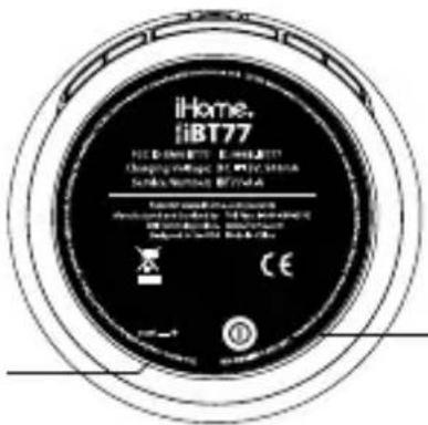 iHome, iBT77 H2 D-000100 000100 Changing network: 87.000100 Service Number: 87704A CE ①