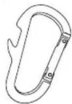 IHOME iBN6 - To remove carabiner clip: - 5