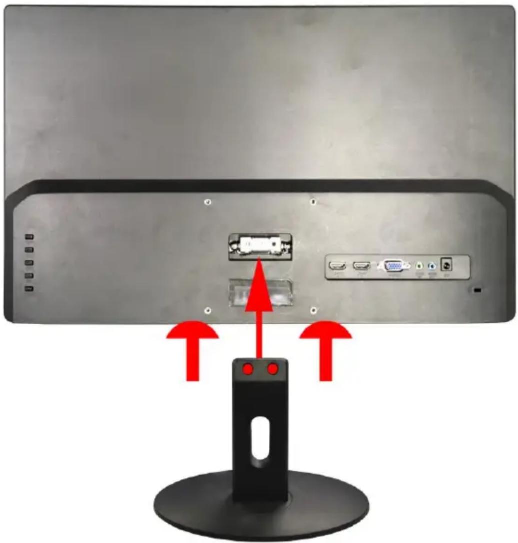 Sceptre E225W-19203R - Installing the Monitor Stand Assembly - 2