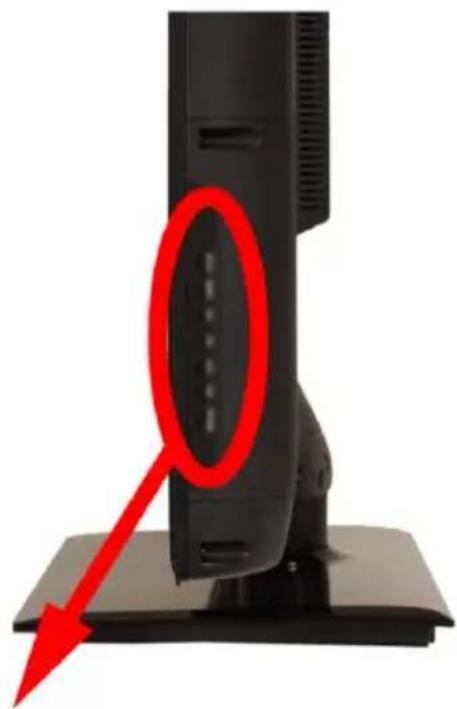 Sceptre X425BV-FHD - Side Control Buttons - 1