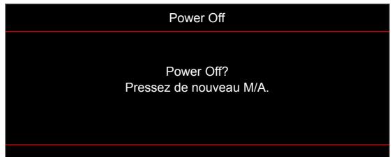 Power Off Power Off? Pressez de nouveau M/A.
