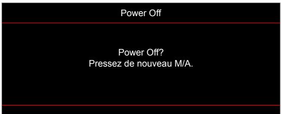 Power Off Power Off? Pressez de nouveau M/A.
