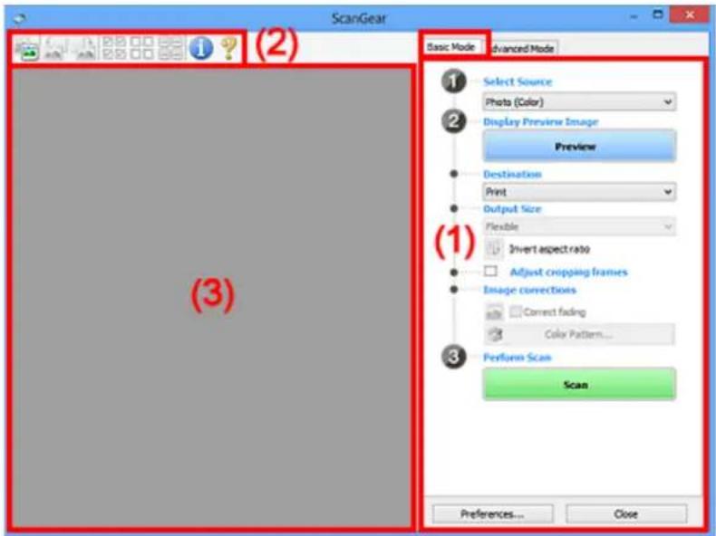 CANON Pixma TS6020 - Basic Mode Tab - 1