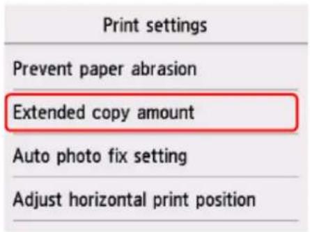 CANON Pixma TS6020 - Changing Settings from Operation Panel - 2