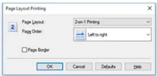 CANON Pixma TS6020 - Page Layout Printing - 3
