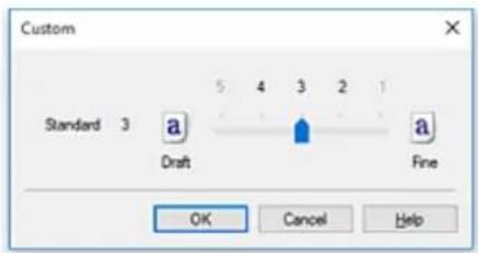CANON Pixma TS6020 - Setting the Print Quality Level (Custom) - 2