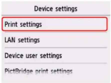 CANON Pixma TS6020 - Changing Settings from Operation Panel - 1