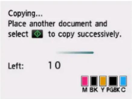 CANON Pixma TS6020 - Adding Copying Job (Reserve copy) - 1