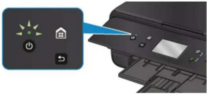 CANON Pixma TS6020 - Confirming that the Power Is On - 1