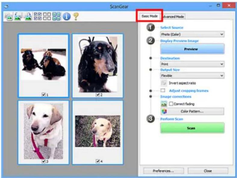 CANON Pixma TS6020 - Basic Mode - 1