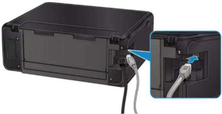 CANON Pixma TS6020 - Rear View - 2