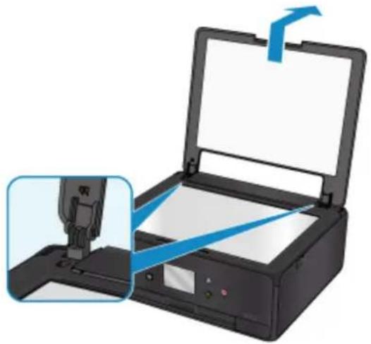 CANON Pixma TS6020 - Detaching the document cover: - 1