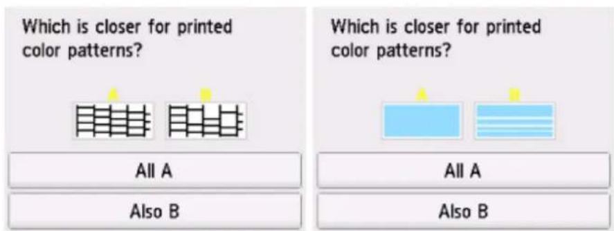 CANON Pixma TS6020 - Examining the Nozzle Check Pattern - 2