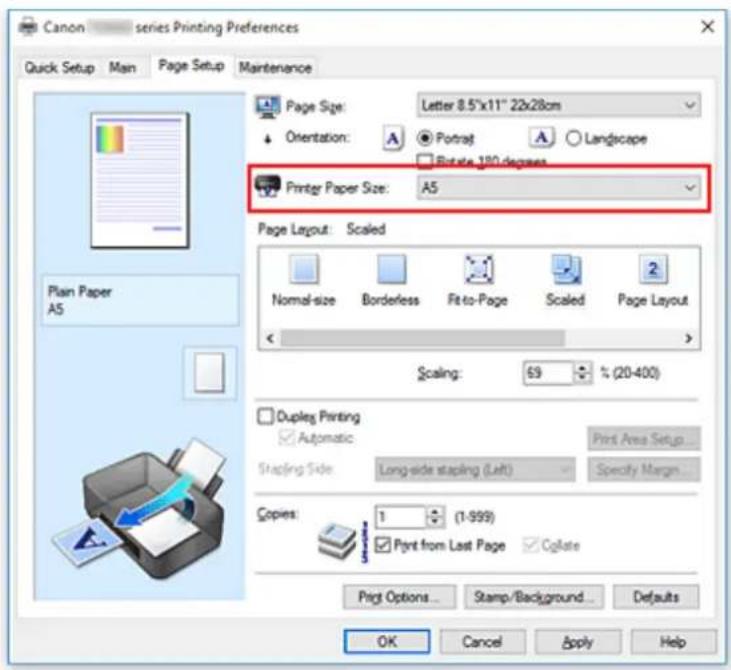 CANON Pixma TS6020 - Scaled Printing - 3
