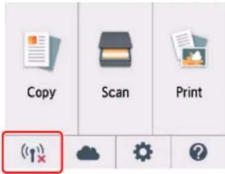 CANON Pixma TS6020 - Is printer set to allow wireless communication? - 1