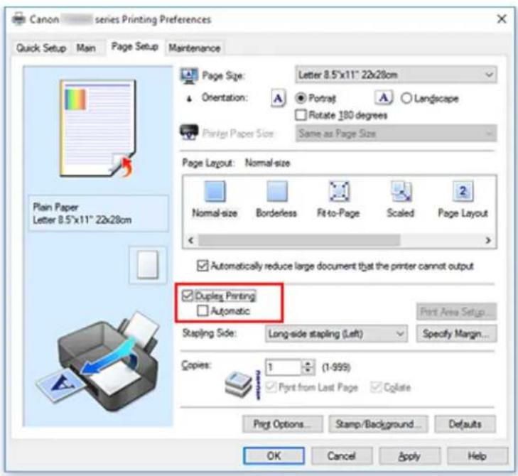 CANON Pixma TS6020 - Performing Duplex Printing Manually - 1