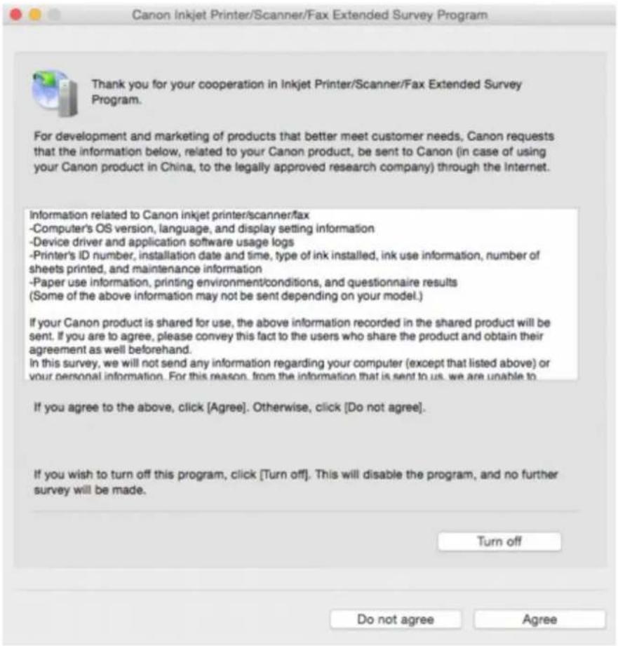 CANON Pixma TS6020 - Inkjet Printer/Scanner/Fax Extended Survey Program Icon Appears OS) - 2