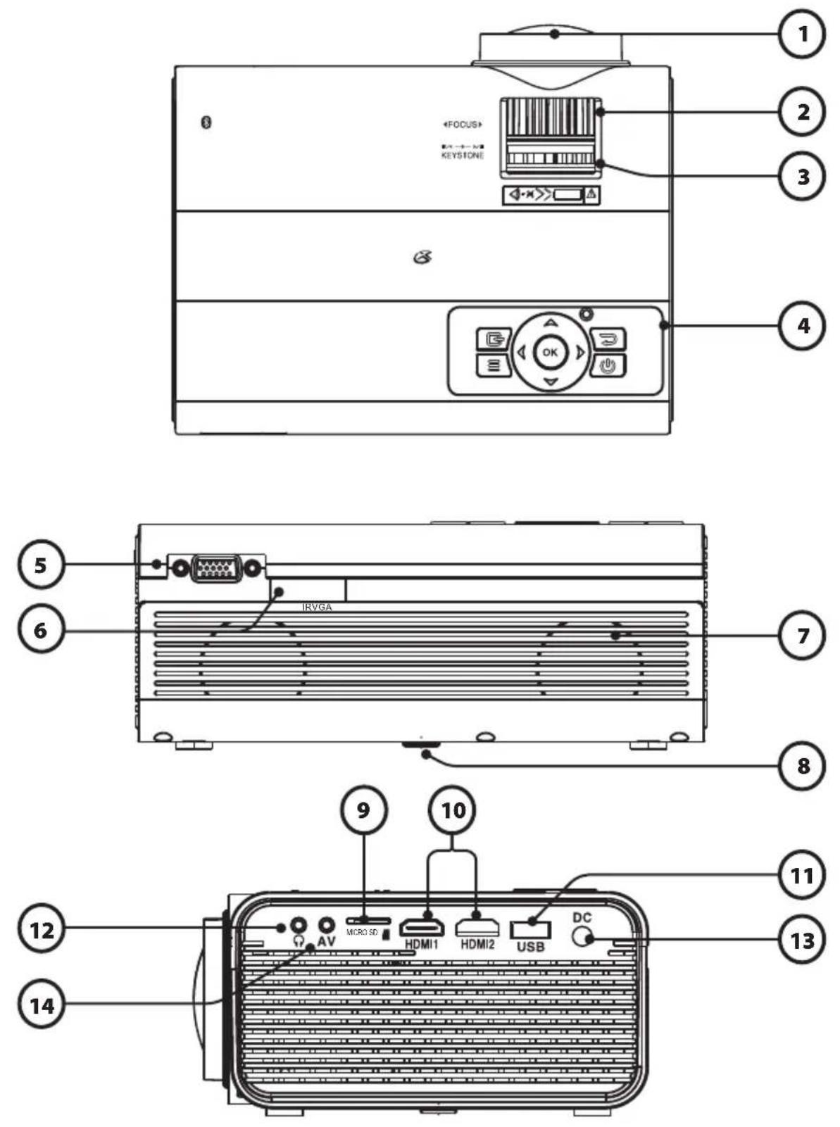 GPX PJ308W - Includes - 1