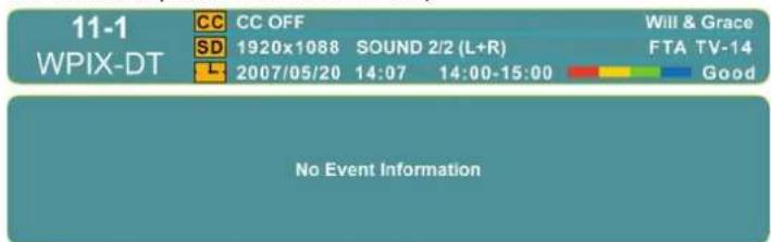 11-1 WPIX-DT CC OFF SD 1920x1088 SOUND 2/2 (L+R) L 2007/05/20 14:07 14:00-15:00 Will & Grace FTA TV-14 Good No Event Information