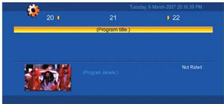 Tuesday, 6-March-2007 20:16:39 PM 20 21 22 (Program title.) (Program details.) Not Rated